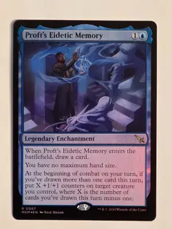 Proft's Eidetic Memory R0067 Foil Murders at Karlov Manor MTG NM Never Played - Image 1