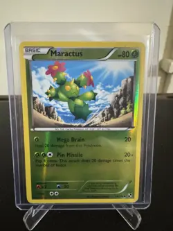 Maractus 11/114 Reverse Holo Uncommon Black & White Pokemon Card - Image 1