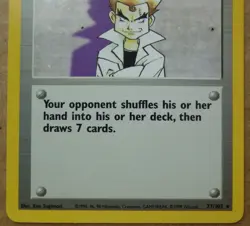 Imposter Professor Oak 73/102 Rare Non-Holo Base Set PokÃ©mon Trainer Card NM - Image 3