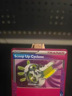 Pokemon Card Scoop Up Cyclone #128 Prismatic Evolutions Holo English - Image 2