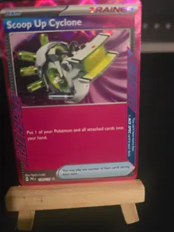 Pokemon Card Scoop Up Cyclone #128 Prismatic Evolutions Holo English - Image 5