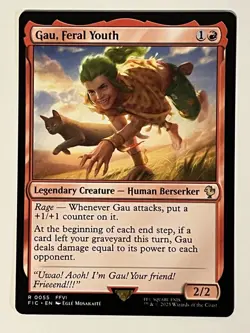 Gau, Feral Youth Commander: Final Fantasy Non-Foil Regular MTG - Image 1