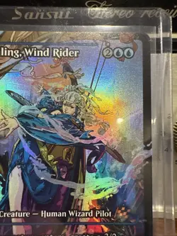 Mu Yanling Wind Rider (Showcase) Aetherdrift Foil Fresh Pull/Sleeved MTG - Image 4