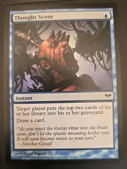 Thought Scour Dark Ascension Regular MTG (4 Cards) - Image 3