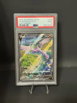 Pokemon Aerodactyl V 180/196 Alternate Alt Full Art Lost Origin PSA 9 Mint 2022 - Image 1
