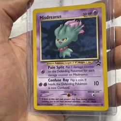 PokÃ©mon TCG Misdreavus Black Star Promo 39 Rare Pokemon Card Vintage Vtg WOTC NM - Image 2