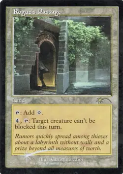 Rogue's Passage (Retro Frame) WPN & Gateway Promos Foil MTG Magic Card - Image 1