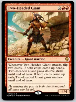 Two-Headed Giant - Dominaria DOM - MTG - LP Magic - 147 R - Image 1