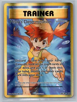 Pokemon TCG Misty's Determination (Full Art) #108/108 XY - Evolutions - Image 1