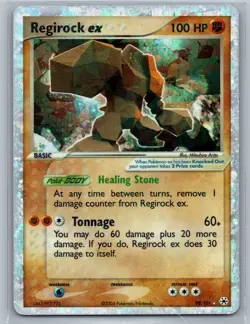 Pokemon TCG Regirock ex #98/101 Hidden Legends - Image 1