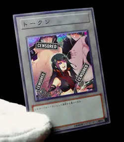 Carly Carmine Yugioh Waifu Token Uncensored Secret Rare Alt Art Holo Custom - Image 4