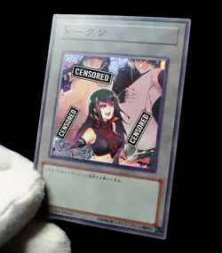 Carly Carmine Yugioh Waifu Token Uncensored Secret Rare Alt Art Holo Custom - Image 5