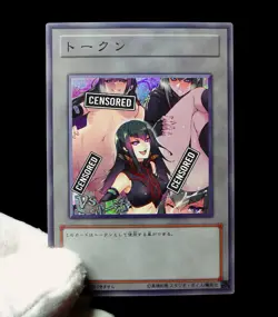 Carly Carmine Yugioh Waifu Token Uncensored Secret Rare Alt Art Holo Custom - Image 7