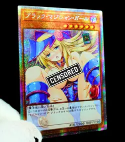 Dark Magician Girl Yugioh Waifu Uncensored Secret Rare Alt Art Holo Fan Custom - Image 3