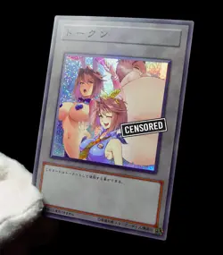 Tea Gardner Yugioh Waifu Token Uncensored Secret Rare Alt Art Holo Custom - Image 4