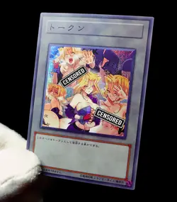 Mai Valentine Yugioh Waifu Token Uncensored Secret Rare Alt Art Holo Custom - Image 3