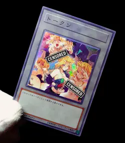 Mai Valentine Yugioh Waifu Token Uncensored Secret Rare Alt Art Holo Custom - Image 4
