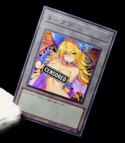 Dark Magician Girl Yugioh Waifu Token Uncensored Secret Rare Alt Art Holo Custom - Image 4