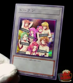 Best Girls Group Yugioh Waifu Token Uncensored Secret Rare Alt Art Holo Custom - Image 1