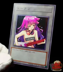 Romin Kassidy Yugioh Waifu Token Uncensored Secret Rare Alt Art Holo Custom - Image 1