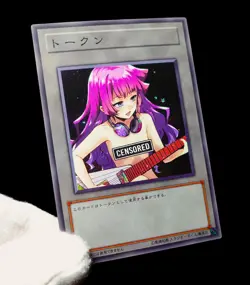 Romin Kassidy Yugioh Waifu Token Uncensored Secret Rare Alt Art Holo Custom - Image 3