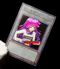 Romin Kassidy Yugioh Waifu Token Uncensored Secret Rare Alt Art Holo Custom - Image 4