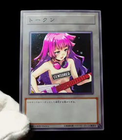 Romin Kassidy Yugioh Waifu Token Uncensored Secret Rare Alt Art Holo Custom - Image 6