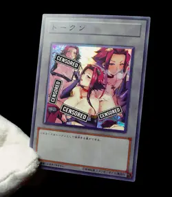Akiza Izinski Yugioh Waifu Token Uncensored Secret Rare Alt Art Holo Custom - Image 2