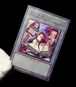 Akiza Izinski Yugioh Waifu Token Uncensored Secret Rare Alt Art Holo Custom - Image 3