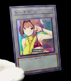 Tea Gardner Yugioh Waifu Token Uncensored Secret Rare Alt Art Holo Custom - Image 3