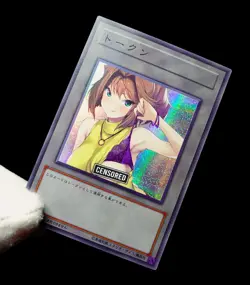 Tea Gardner Yugioh Waifu Token Uncensored Secret Rare Alt Art Holo Custom - Image 5