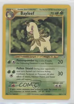 Bayleef Pokemon Neo Genesis #28 2000 - Image 1