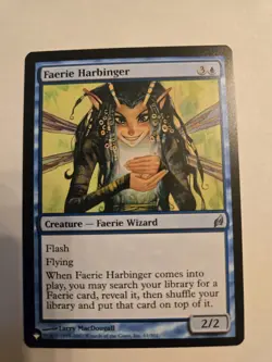 Faerie Harbinger the List Regular Card 061/301 Near Mint Condition - Image 1