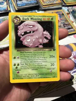 PokÃ©mon TCG Dark Weezing 14/82 Holo Rare Card Team Rocket ðŸš€  - Image 1