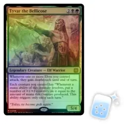 FOIL TYVAR THE BELLICOSE March Of The Machine: The Aftermath MAT Magic MTG CARD - Image 1