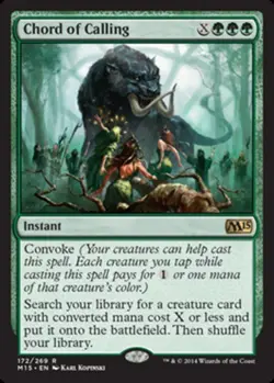 Mint/Near-Mint, English - 1 x MTG Chord of Calling - Foil Magic 2015 - Image 1