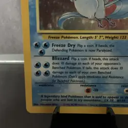 Pokemon TCG Articuno 2/62 Fossil Set Holo Unlimited Rare  WOTC VTG LP - Image 11