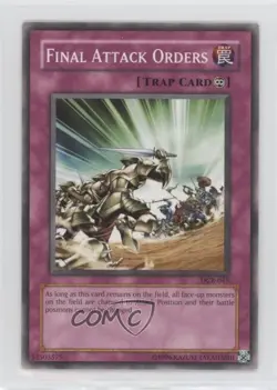 Final Attack Orders Unlimited YuGiOh Dark Crisis #DCR-045 2003 - Image 1