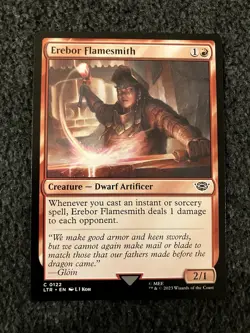 Magic The Gathering MTG - Erebor Flamesmith - UB LTR - Image 1