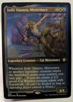 Jedit Ojanen, Mercenary (Foil Etched) Commander: Dominaria United - MTG MYTHIC  - Image 1