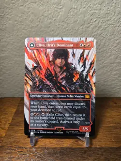 Clive, Ifrit's Dominant (0318) (Borderless) MTG Final Fantasy Regular - Image 1