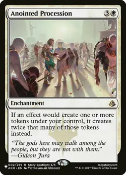 Slightly Played, English - 1 x MTG Anointed Procession Mystery Booster/The list - Image 1