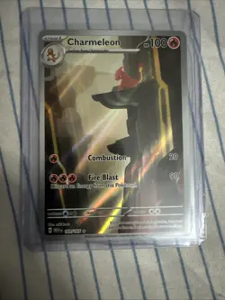PokÃ©mon TCG Charmeleon Scarlet & Violet Holo Illustration Card 169/165 - Image 1