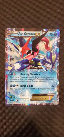 Ash-Greninja EX XY133 - PokÃ©mon XY Black Star Promo Card Ultra Rare #XY133 - Image 1