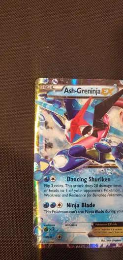 Ash-Greninja EX XY133 - PokÃ©mon XY Black Star Promo Card Ultra Rare #XY133 - Image 2