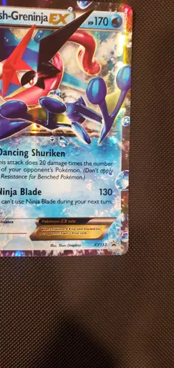 Ash-Greninja EX XY133 - PokÃ©mon XY Black Star Promo Card Ultra Rare #XY133 - Image 4