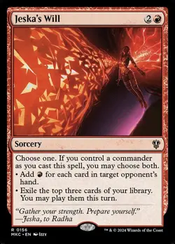 Jeska's Will - Murders at Karlov Manor Commander | MTG Card - Image 1