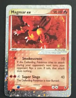 Magmar ex 100/109 Ruby and Sapphire Holo Pokemon - Image 1