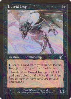 Foil Putrid Imp - Torment | MTG Card - Image 1
