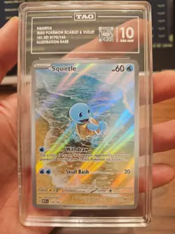 Pokemon Squirtle 151#170/165 Scarlet & Violet Set Tag 10 - Image 1